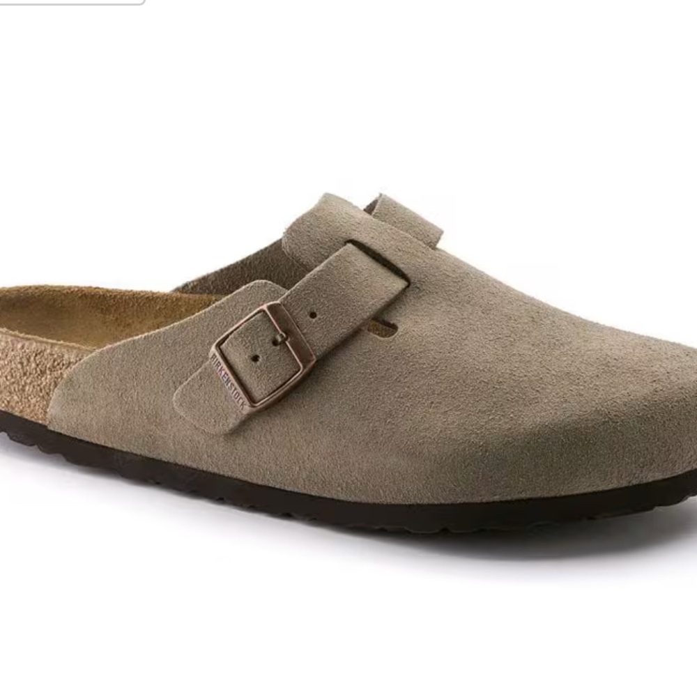 Birkenstock Brown Suede Boston